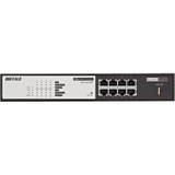 BUFFALO 8-Port Desktop/Rackmount Gigabit Ethernet PoE Web Managed Switch (BSL-PS-G2108M)