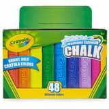 CYO512048 - Crayola Washable Sidewalk Chalk