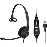 Sennheiser 504406 Headsets/Earsets Epos   Sennheiser Sc 260 Usb Ctrl Headset - Stereo - Usb - Wired - 150 Hz - 6.80 Khz - Over-the-head 718606101464