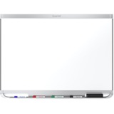 Quartet Prestige 2 Porcelain Magnetic Dry Erase Whiteboard - 96" (8 ft) Width x 48" (4 ft) Height - Porcelain Surface - Aluminum Frame - Rectangle - 1 Each - TAA Compliant