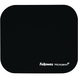 Fellowes Microban® Mouse Pad - Black - 8" (203.20 mm) x 9" (228.60 mm) x 0.13" (3.30 mm) Dimension - Black - Rubber - Tear Resistant, Wear Resistant, Skid Proof - 1 Pack - TAA Compliant
