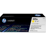 HP 305A (CE412AG) Original Laser Toner Cartridge - Single Pack - Yellow - 1 Each - 2600 Pages