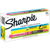 Sharpie Accent Highlighter - Liquid Pen - Micro Marker Point - Chisel Marker Point Style - Fluorescent Pink Pigment-based Ink - 1 / Dozen