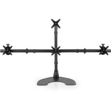 Ergotech Quad Desk Stand 1X3 - 28" Pole - Black