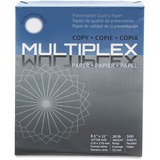 Multiplex Copy Paper, 95 Bright - For Laser Print - 8.50" x 11" - Smooth - 95% Brightness - 500 Sheet - White