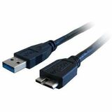 Comprehensive USB 3.0 A Male to Micro B Male Cable 3ft.
