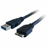 Comprehensive USB 3.0 A Male to Micro B Male Cable 6ft.