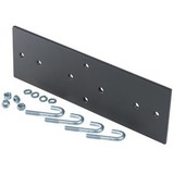 Junction Plate, 3'' Uprights, Black, 12'' To 18'' Wide Runway (JP1218B)