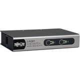 Tripp Lite by Eaton 2-Port Desktop KVM Switch Slim w/ 2 KVM Cable Kits PS/2