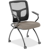 Lorell+Mesh+Back+Nesting+Training%2FGuest+Chairs