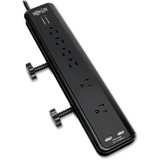 Tripp+Lite+by+Eaton+Protect+It%21+6-Outlet+Clamp-Mount+Surge+Protector+6+ft.+%281.83+m%29+Cord+2100+Joules+2+x+USB+Charging+ports+%282.1A+total%29