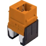 On-Q WP346AOR Cable Ends/Connectors Cat 6a Quick Connect Rj45 Keystone Insert, Orange 804428068198