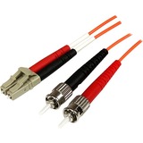 StarTech.com+3m+Fiber+Optic+Cable+-+Multimode+Duplex+50%2F125+-+OFNP+Plenum+-+LC%2FST+-+OM2+-+LC+to+ST+Fiber+Patch+Cable