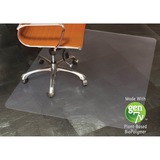 ES ROBBINS Nat. Origins Hard Flr Rectnglr Chairmat - Floor, Hard Floor, Desk Protection, Workstation, Tile Floor, Office, Wood Floor, Home - 60" (1524 mm) Length x 46" (1168.40 mm) Width - Rectangular - Textured - Vinyl - Clear - 1 Each