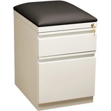 Lorell Mobile Pedestal File with Seating - 2-Drawer