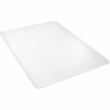 Lorell Big & Tall Chairmat - Hard Floor, Vinyl Floor, Tile Floor, Wood Floor - 48" (1219.20 mm) Length x 36" (914.40 mm) Width x 0.133" (3.38 mm) Thickness - Rectangular - Polycarbonate - Clear - 1Each