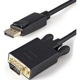 StarTech.com 3ft (1m) DisplayPort to VGA Cable, Active DisplayPort to VGA Adapter Cable, 1080p Video, DP to VGA Monitor Converter Cable - 3ft/1m Active DisplayPort to VGA cable HBR2 | 2048x1280/1080p 60Hz | EDID/DDC - Video adapter cable prevents signal loss - DP 1.2 to VGA monitor cable converter - For DP/DP++ source w/ standard DP connector - Latching DP connector - OS Independent
