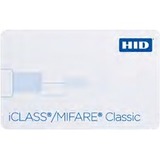 Hid Global 2323CNGGNNN Smart Cards/Tags Hid Iclass/mifare Classic Id Card - Printable - Smart Card - 3.37" X 2.13" Length - White - Polyviny 