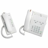 Cisco Unified 6921 IP Phone - Refurbished - Corded - Corded - Wall Mountable - White