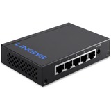 Linksys LGS105 5-Port Gigabit Ethernet Switch - 5 Ports - 10/100/1000Base-T - 2 Layer Supported - Twisted Pair - Desktop, Wall Mountable - Lifetime Limited Warranty