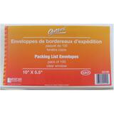 Geocan Packing List/Invoice Enclosed Envelopes - Packing List - 10" Width x 5 1/2" Length - Peel & Seal - 100 / Pack