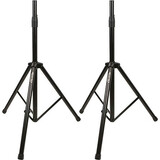 Monoprice 602350 Stands & Cabinets Pa Speaker Stands With Air Cushion (pair) 670541337172