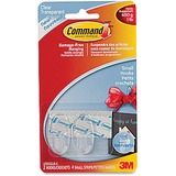 Command Clear Small Hooks - 2 Small Hook - 453.6 g Capacity - 2 / Pack