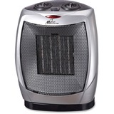Royal Sovereign Compact Oscillating Ceramic Heater - HCE-160 - Ceramic - Electric - 750 W to 1.50 kW - 2 x Heat Settings - 120 V AC - Oscillation - Portable, Desk, Floor