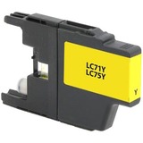 Clover Technologies High Yield Inkjet Ink Cartridge - Alternative for Brother LC71Y, LC75Y - Yellow - 1 Each - 600 Pages