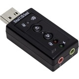 Syba SD-CM-UAUD71 Sound Cards Usb Stereo Audio Adptr, 7.1 Channel,c-me Sd-cm-uaud71 Sdcmuaud71 818249677910