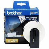 Brother QL Printer DK1204 Multipurpose Labels - 2 1/8" Width x 21/32" Length - Rectangle - Direct Thermal - White - Paper - 400 / Roll - 1 Roll