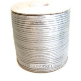 Monoprice 955 Cables 4 Wire, Ul, 26awg, Stranded, Silver - 1000ft 844660009559