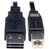 Tripp Lite by Eaton Universal Reversible USB 2.0 Cable (Reversible A to B M/M) 1 ft. (0.31 m)