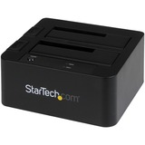 STCSDOCK2U33EB - StarTech.com Dual-Bay USB 3.0 / eSATA to SATA...