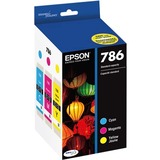 Epson Claria 786 Original Inkjet Ink Cartridge - Cyan, Magenta, Yellow - 1 Each - Inkjet - 1 Each
