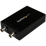 StarTech.com SDI to HDMI Converter - 3G SDI to HDMI Adapter with SDI Loop Through Output - Connect your HDMI Display to an SDI Video Source - 3G SDI to HDMI - BNC HDMI Converter - BNC to HDMI Adapter - BNC to HDMI Converter - Camera to HDMI Converter - Convert SDI to HDMI - Convert SDI Video Sources to HDMI Video Output - 755ft (230m)