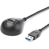 StarTech.com+5+ft+Black+Desktop+SuperSpeed+USB+3.0+%285Gbps%29+Extension+Cable+-+A+to+A+M%2FF