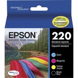 Epson+DURABrite+Ultra+220+Original+Standard+Yield+Inkjet+Ink+Cartridge+-+Combo+Pack+-+Black%2C+Cyan%2C+Magenta%2C+Yellow+-+1+Each