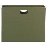 Smead Letter Recycled Hanging Folder - 8 1/2" x 11" - 3 1/2" Expansion - Standard Green - 10 / Box