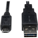 Tripp Lite by Eaton Universal Reversible USB 2.0 Cable 28/24AWG (Reversible A to 5Pin Micro B M/M) 6 ft. (1.83 m)
