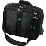 Kensington Contour Carrying Case (Roller) for 17" Notebook - Black, Gray - 1680D Polyester Body - Telescoping Handle, Shoulder Strap - 17.48" (444 mm) Height x 2.99" (76 mm) Width x 9.49" (241 mm) Depth - 1 Pack