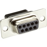 Black Box DB9 Crimp Shell - Female - 1 Pack - 1 x 9-pin DB-9 Serial Female