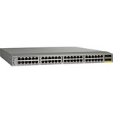Cisco N2K GE, 48x100/1000-T+4x10GE reqSFP+NoFans/PS REMANUFACTURED - Rack-mountable