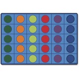 CPT4218 - Carpets for Kids Color Seating Circles Rug