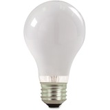 Satco 53-watt A19 Xenon/Halogen Bulb - 53 W - 120 V AC - A19 Size - White Light Color - E26 Base - 1000 Hour - 4940.3F (2726.8C) Color Temperature - Dimmable - Energy Saver - 2 / Box
