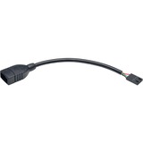 Eaton Tripp Lite Series USB 2.0 A Female to USB Motherboard 4-PIN IDC Header Cable, 6-in. (15.24 cm)