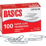 Trombones de Basics, no. 1, 1-1/4 po, 100 par boîte, 10 boîtes/pqt