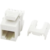 Image of On-Q Cat 5e Quick Connect RJ45 Keystone Insert, White (10-Pack)