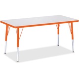 Jonti-Craft Berries Elementary Height Color Edge Rectangle Table