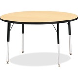 Jonti-Craft Berries Elementary Height Classic Round Color Top Table